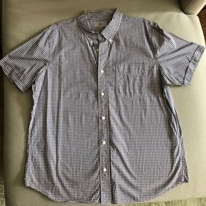 Jack Spade short sleeve check shirt XXL